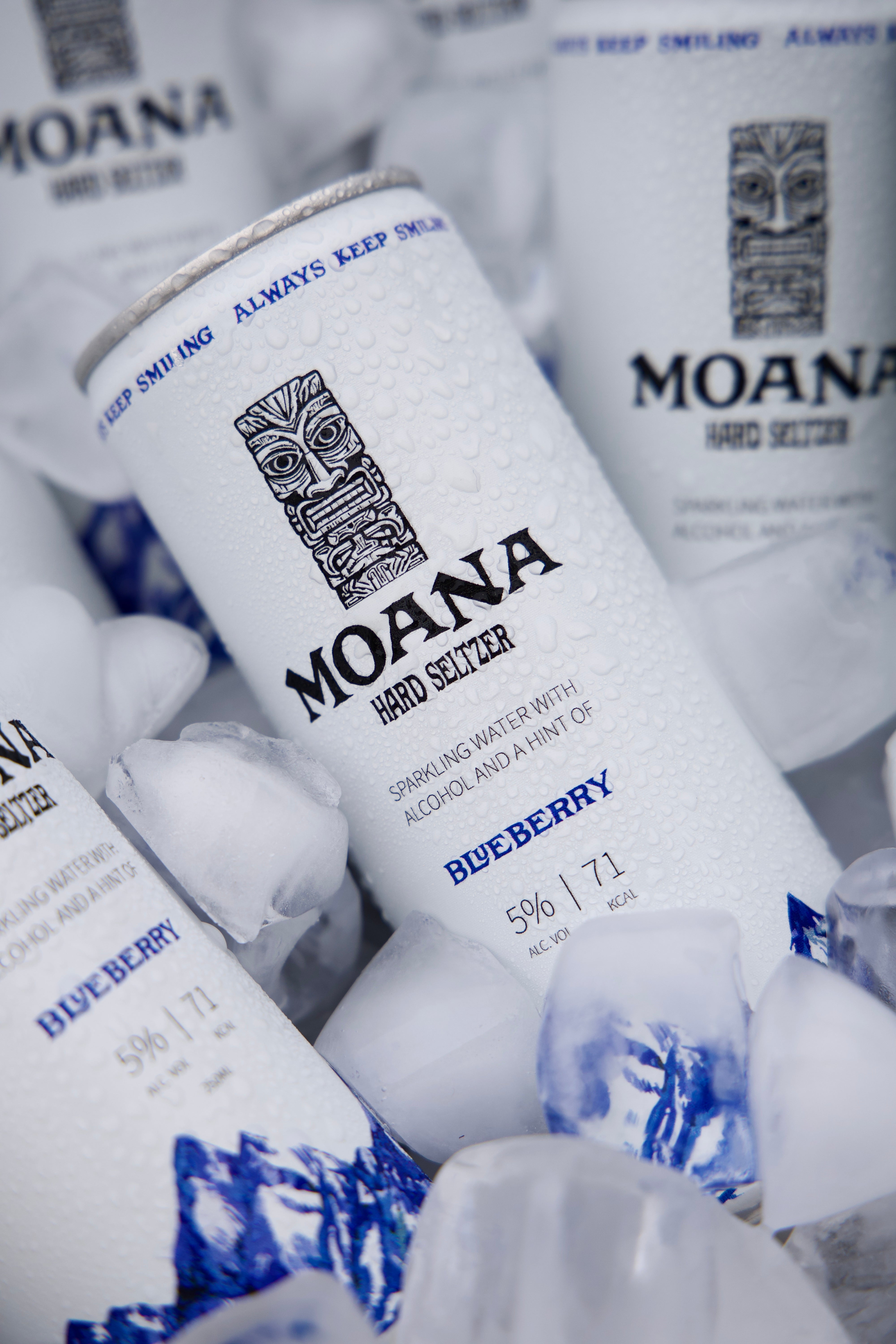 Moana Hard Seltzer Blueberry