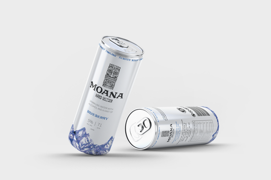 Moana Hard Seltzer Blueberry - 24 stuks (Incl. Statiegeld)