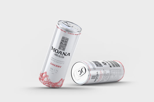 Moana Hard Seltzer Cherry - 12 stuks (Incl. Statiegeld)